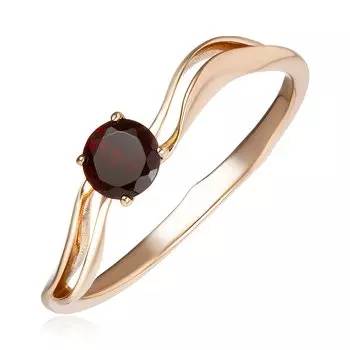 Золотое кольцо с гранатом