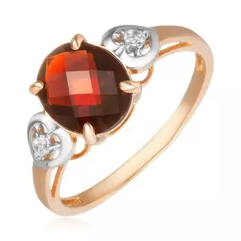 Золотое кольцо с гранатом