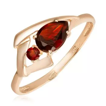 Золотое кольцо с гранатом