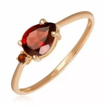 Золотое кольцо с гранатом