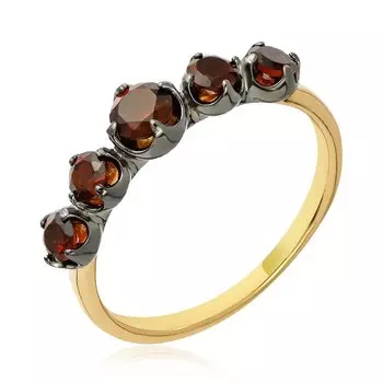 Золотое кольцо с гранатом