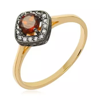 Золотое кольцо с гранатом