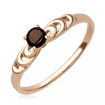 Золотое кольцо с гранатом