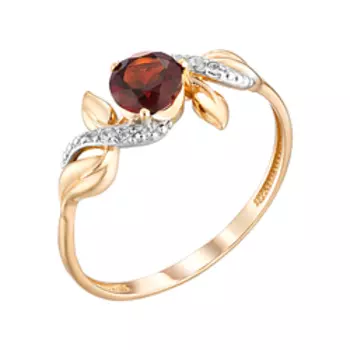 Золотое кольцо с гранатом
