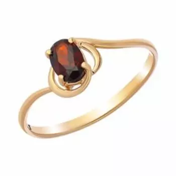 Золотое кольцо с гранатом