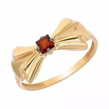 Золотое кольцо с гранатом