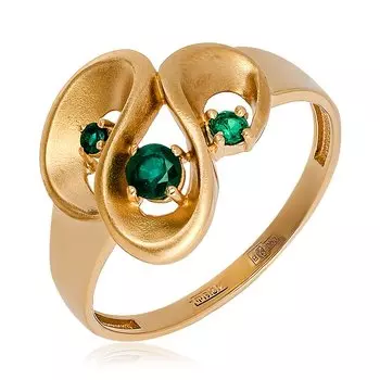 Золотое кольцо с изумрудами