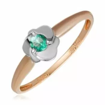 Золотое кольцо с изумрудом