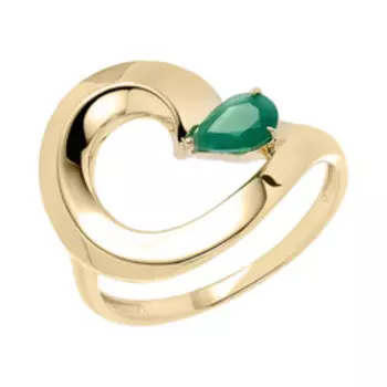 Золотое кольцо с изумрудом
