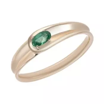 Золотое кольцо с изумрудом