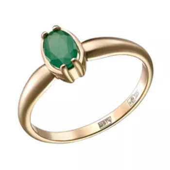 Золотое кольцо с изумрудом