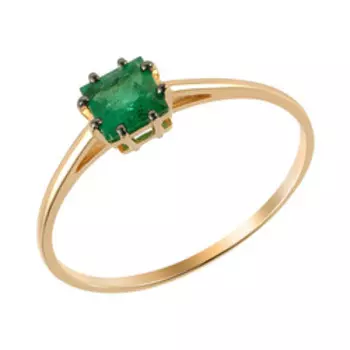 Золотое кольцо с изумрудом