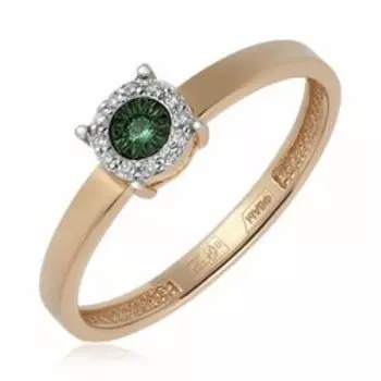 Золотое кольцо с изумрудом