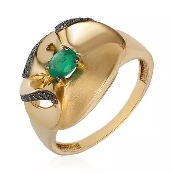 Золотое кольцо с изумрудом