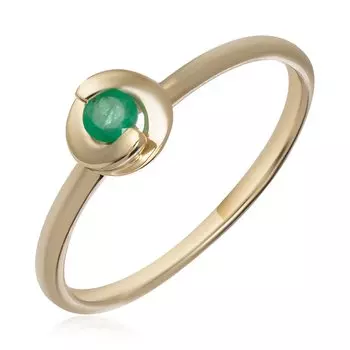 Золотое кольцо с изумрудом