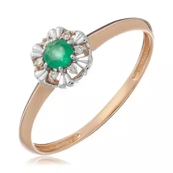 Золотое кольцо с изумрудом