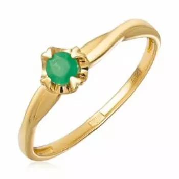 Золотое кольцо с изумрудом