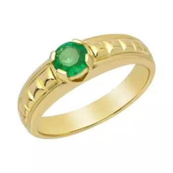 Золотое кольцо с изумрудом