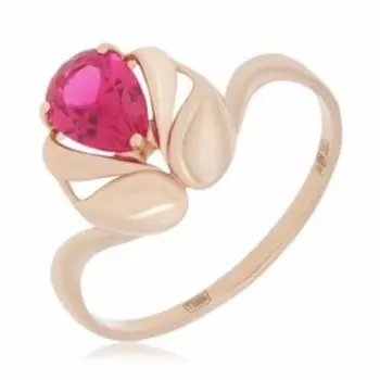 Золотое кольцо с корундом