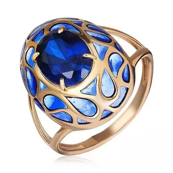 Золотое кольцо с корундом