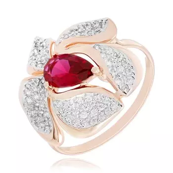 Золотое кольцо с корундом