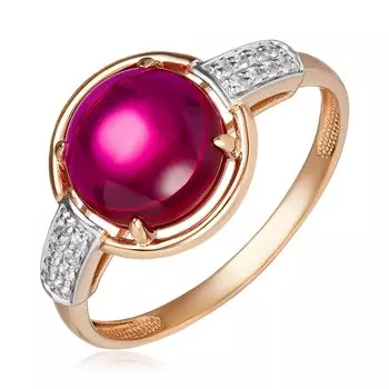 Золотое кольцо с корундом