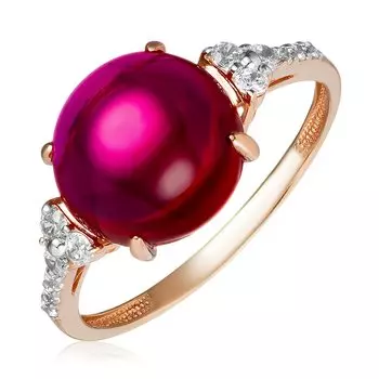 Золотое кольцо с корундом