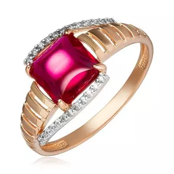 Золотое кольцо с корундом