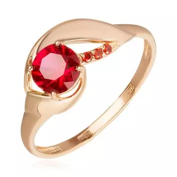 Золотое кольцо с корундом