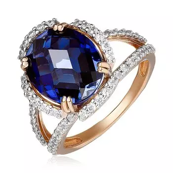 Золотое кольцо с корундом