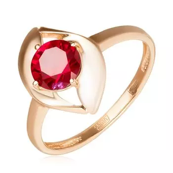 Золотое кольцо с корундом