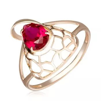 Золотое кольцо с корундом