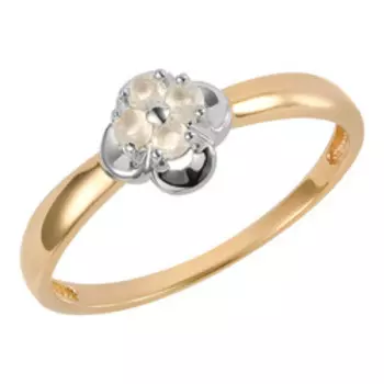 Золотое кольцо с лунным камнем