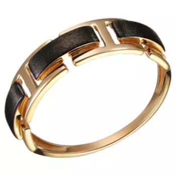 Золотое кольцо с матированием