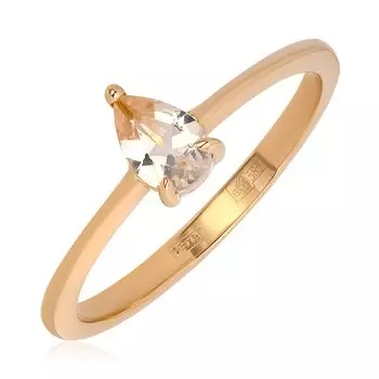 Золотое кольцо с морганитом