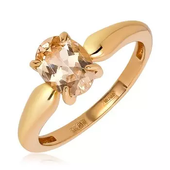 Золотое кольцо с морганитом