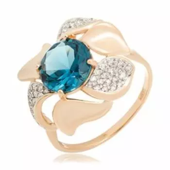 Золотое кольцо с наноситаллом