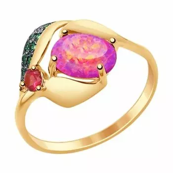 Золотое кольцо с опалом