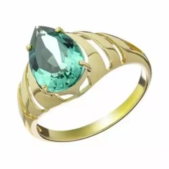 Золотое кольцо с празиолитом