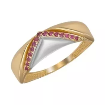 Золотое кольцо с рубинами