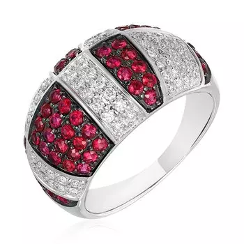 Золотое кольцо с рубинами