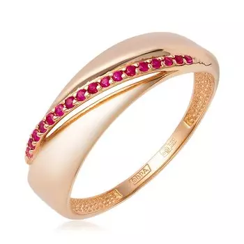 Золотое кольцо с рубинами