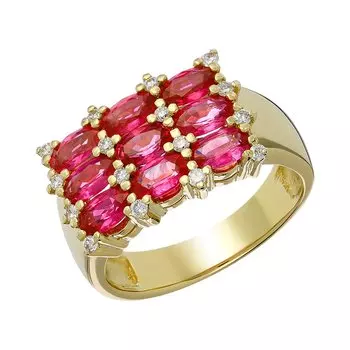 Золотое кольцо с рубинами