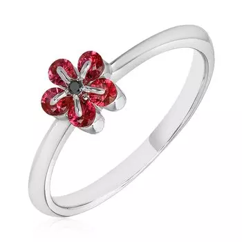 Золотое кольцо с рубинами