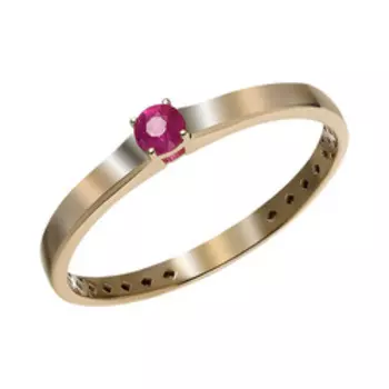 Золотое кольцо с рубином