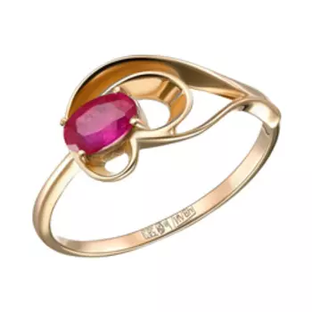 Золотое кольцо с рубином
