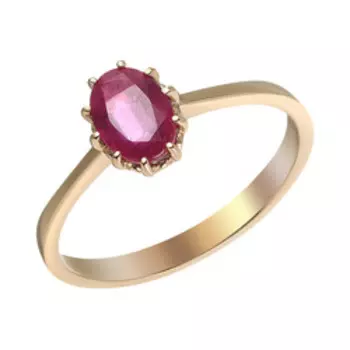 Золотое кольцо с рубином