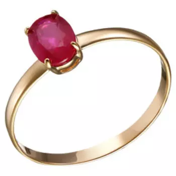 Золотое кольцо с рубином