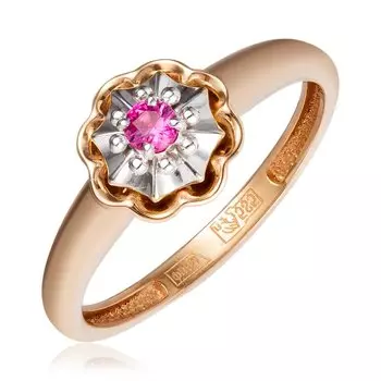 Золотое кольцо с рубином