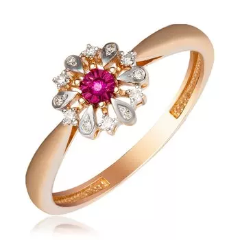 Золотое кольцо с рубином